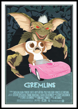 Gremlins, Poster con cornice