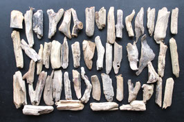 Treibholz Schwemmholz Driftwood 50 größere Minis Garten Dekoration Terrarium  6 cm - 16 cm lang **57** (M373)