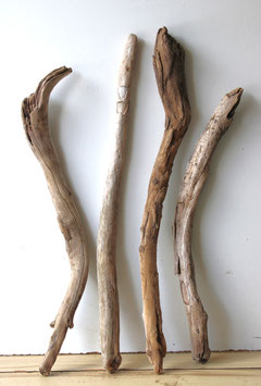 Treibholz Schwemmholz Driftwood 4 XL Hölzer Dekoration Garten Terrarium 65 cm - 79 cm lang (TR1260)