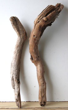 Treibholz Schwemmholz Driftwood  2 XL Hölzer  Dekoration  Aquarium Terrarium 58 cm - 64 cm     (SA890)