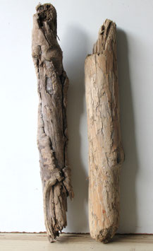 Treibholz Schwemmholz Driftwood 2 XL Hölzer Dekoration Garten Terrarium 58 cm - 60 cm  **E6** (TR1316)