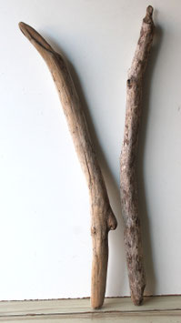 Treibholz Schwemmholz Driftwood  2 XL  Äste  Dekoration Garten Terrarium 84 cm - 86 cm (Ä1672)