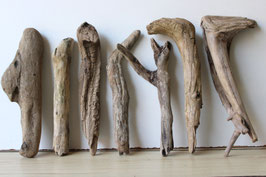 Treibholz Schwemmholz Driftwood  7 Hölzer Dekoration Garten Terrarium 29 cm - 35 cm  (TR1098)