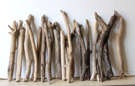 Treibholz Schwemmholz Driftwood  20  Äste Dekoration Garten Terrarium 33 cm - 46 cm  **E163** (Ä1635)