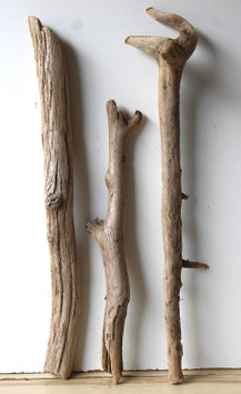 Treibholz Schwemmholz Driftwood 3 XXL Hölzer Dekoration Garten Terrarium 58 cm -77 cm (TR1125)