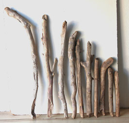 Treibholz Schwemmholz Driftwood  9 dicke Äste 38 cm - 100 cm (Ä1694)