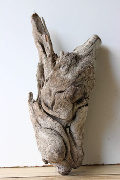 Treibholz Schwemmholz Driftwood  1 knorrige  Wurzel  Dekoration Garten Terrarium  37 cm (W684)