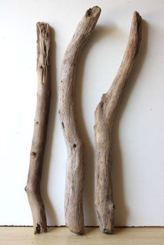 Treibholz Schwemmholz Driftwood  3 dicke Äste Dekoration Garten  Terrarium 63 cm - 65 cm   (Ä1631)