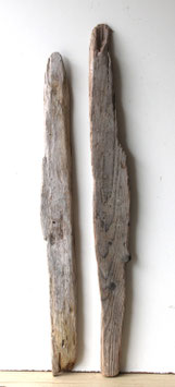 Treibholz Schwemmholz Driftwood 2 XL Bretter Dekoration Regal Garderobe 91 cm - 100  cm (B657)