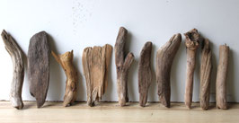 Treibholz Schwemmholz Driftwood 10 Hölzer  Dekoration Garten Garderobe 19 cm - 27 cm  **86** (TR1147)