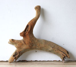 Treibholz Schwemmholz Driftwood  1 kleine Wurzel Dekoration Garten Terrarium 21 cm hoch (W724)