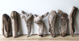 Treibholz Schwemmholz Driftwood 7 kleine  Hölzer Dekoration Terrarium Ostern 19 cm - 24 cm  **16**(TR1253)
