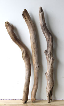 Treibholz Schwemmholz Driftwood  3 XL Äste Dekoration Garten Terrarium Garderobe 65 cm- 78 cm (SA895)