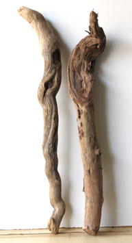 Treibholz Schwemmholz Driftwood  2 XXL Hölzer Dekoration Garten Terrarium 78-84 cm (TR1018)