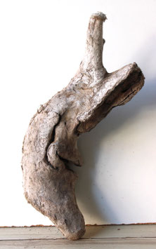 Treibholz Schwemmholz Driftwood 1 knorrige   Wurzel Garten Terrarium 45  cm lang   (W675)
