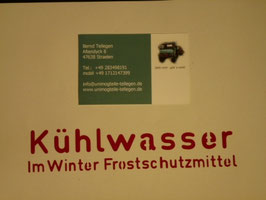 Unimog 411 Aufkleber Kühlwasser Westfalia 303