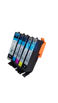 5x wiederbefüllte Originalpatronen wie Canon PGI-570 / CLI-571 (normale Füllmenge)