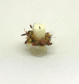 Herbstkerze 4 - Autumnal candle 4