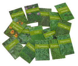 Samentüten Kräuter - Seed packets herbs