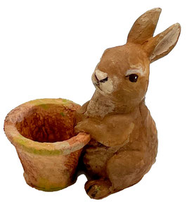 Hase mit Topf - Bunny with planter