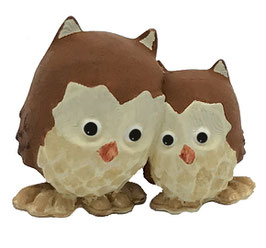 Kuschelnde Eulen -Cuddly owls