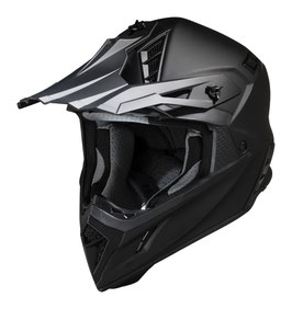 IXS 189.1.0 MOTOCROSSHELM SCHWARZ MATT