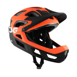 TSG KINDERHELM SEEK YOUTH FR._BLACK-Orange Flow