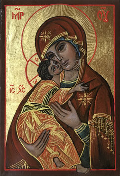 Ikone Wladimirskaja (Gottesmutter des Erbarmens)