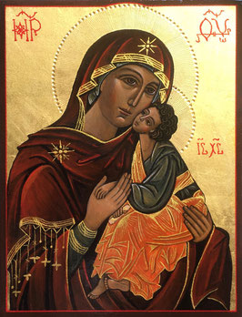 Ikone Eleousa (Gottesmutter der Zärtlichkeit