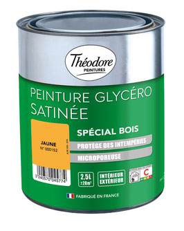 Peinture Laque Glycéro Satinée Spécial BOIS THEODORE PEINTURES