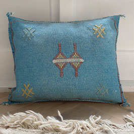 cactus silk / sabra pillow  feeling blue