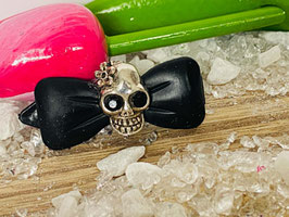 HundehaarSpange Totenkopf/ Skulls Dog Bow Swarovski  oder Rhinestone 6