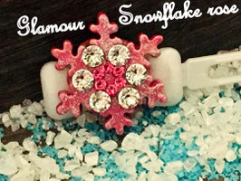 Hundespange " VIP Glamour Snowflake " Nr 2 pink