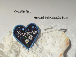 MotivSpange " Oktoberfest Prinzessin blau mit SWK  "