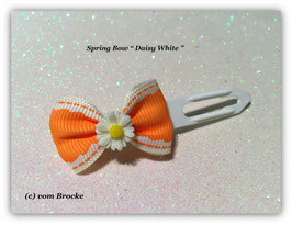 Ausstellungs- / Stoffschleife  " Spring Bow  Daisy  White" No 2