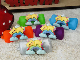 HundeHaarspange Einhorn  " Happy  Einhorn Nr 6 "