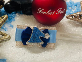 WeihnachtshundehaarSpange festlich 4
