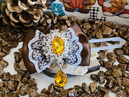 WeihnachtshundehaarSpange festlich 23