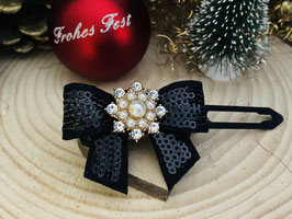 WeihnachtshundehaarSpange festlich 15