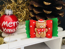 WeihnachtsHundehaarSchleifen Bär 2