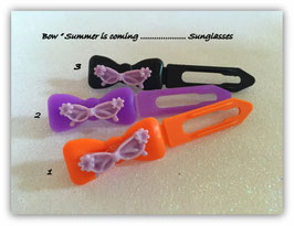 Hundehaarspange  " Sonnenbrille Crazy lila "