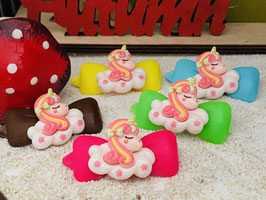 HundeHaarspange Einhorn  " Happy  Einhorn Nr 1 "