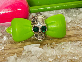 HundehaarSpange Totenkopf/ Skulls Dog Bow Swarovski  oder Rhinestone 7