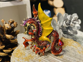 HundeHaarSpange  Einzelstück 3,5cm  Nr. 5 " Drache   "