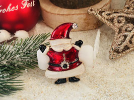 HundehaarSpange  " Klassischer Santa Claus" Nr . 000