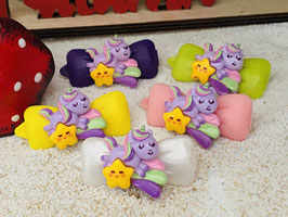 HundeHaarspange Einhorn  " Happy  Einhorn Nr 5 "