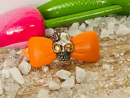 HundehaarSpange Totenkopf/ Skulls Dog Bow Swarovski  oder Rhinestone 10