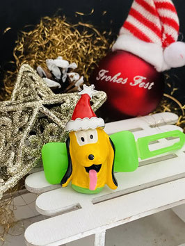 WeihnachtsApplikations Hundehaarspangen Teil 7 Nr.2