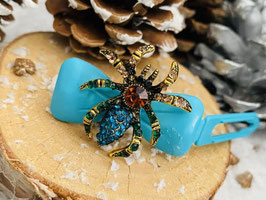 " Fantastic Rhinestone Spider " 4 blau