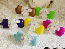 HundeHaarspange Einhorn  " Happy  Einhorn Nr 7 "